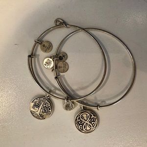 Two Alex and Ani bracelets